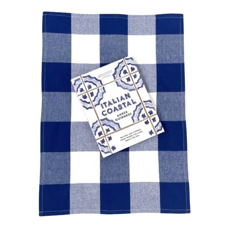 Blue Check Tea Towel