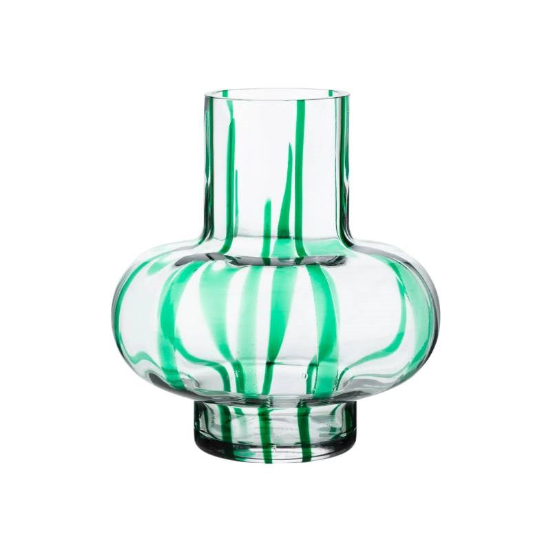 Umpu Vase in clear, green