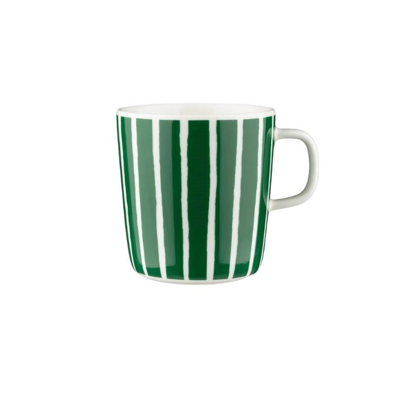 Oiva Piccolo Mug 400ml in white, green