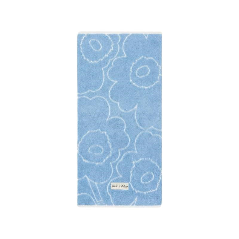 Piirto Unikko Hand Towel 50x100cm in light blue, off white