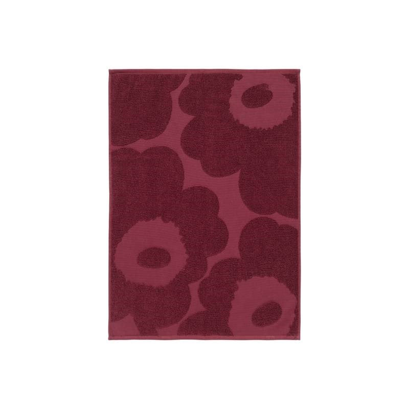 Unikko Solid Hand Towel 50x70cm in burgundy