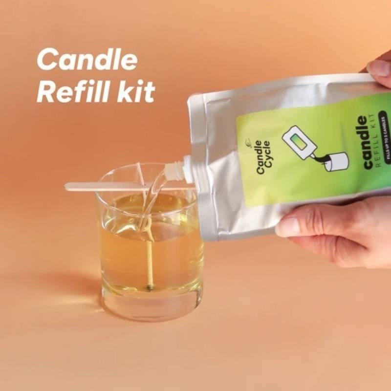 Candle Refill Kit 500g - Woody Scent