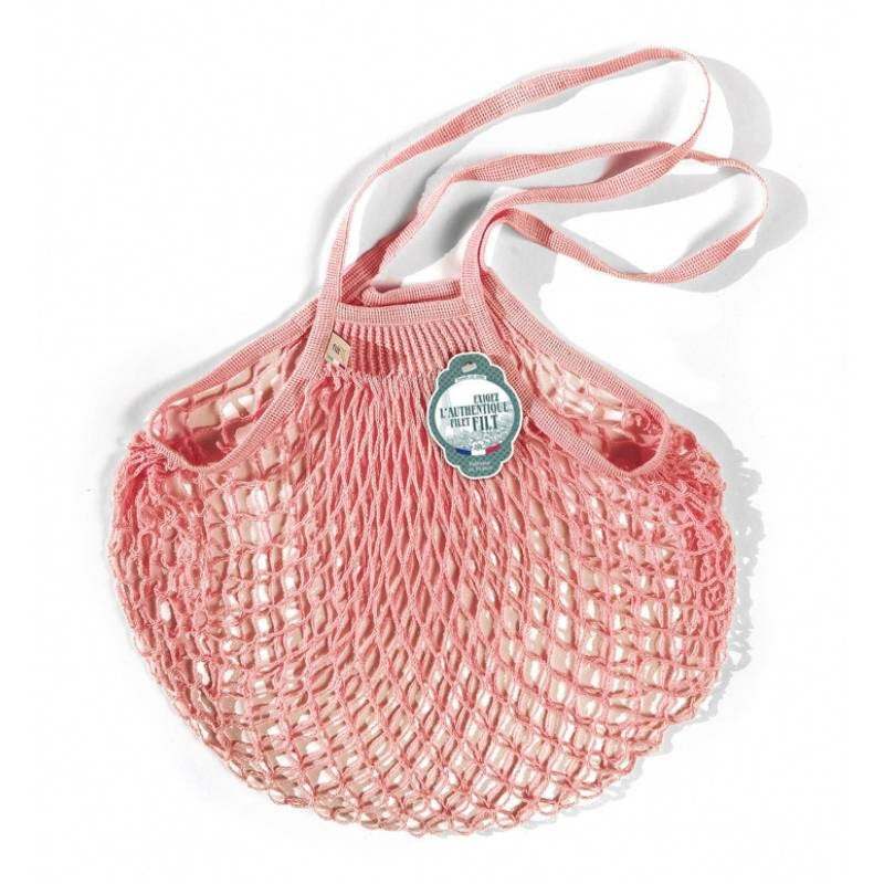 Net Shopping Bag in rose layette