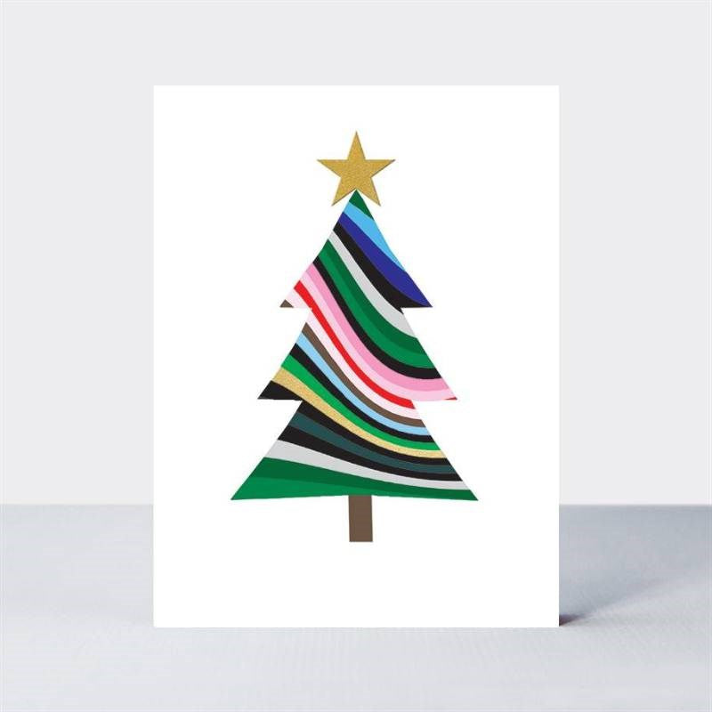 Vibrant Mini Christmas Notecards - 10 Pack