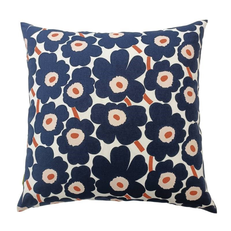 Mini Unikko Cushion Cover 50cm in light brown, navy, tile