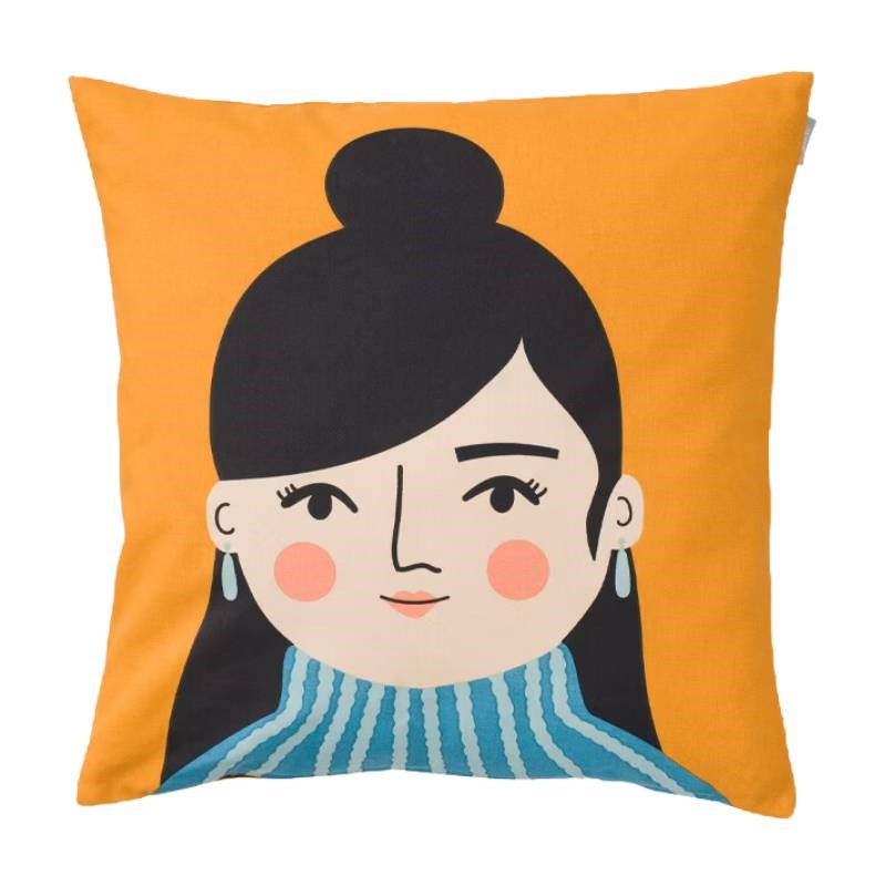 Jasmine Face Cushion Cover 47cm