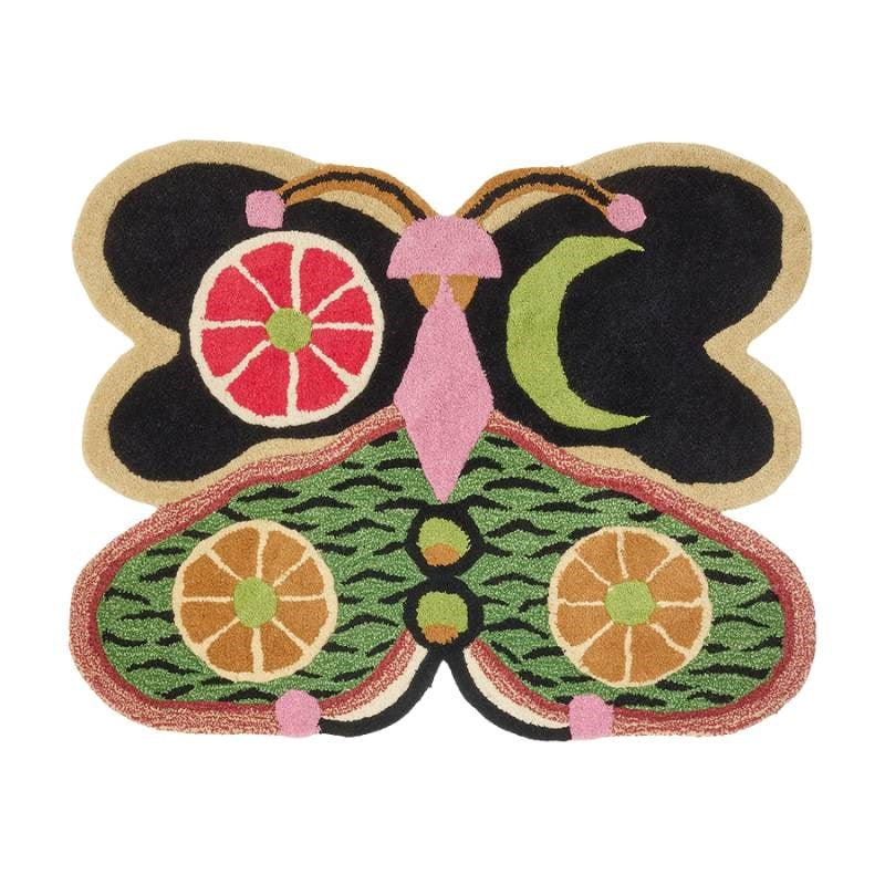 Tip Top Tiger Butterfly Rug - large