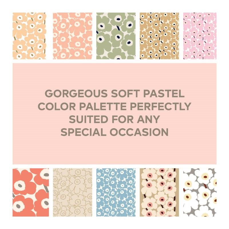 Marimekko Unikko Notecards in pastels