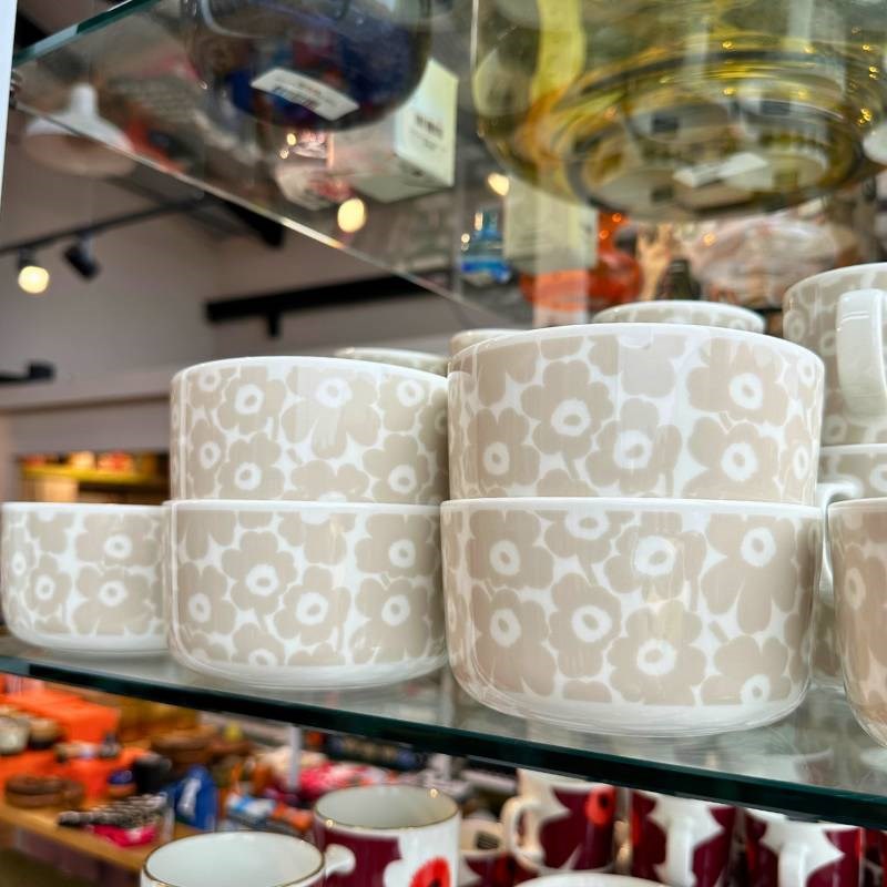 Pikkuinen Unikko Bowl 500ml in white, straw