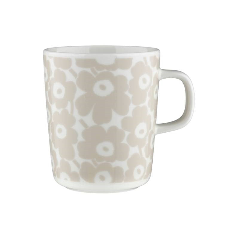 Pikkuinen Unikko Mug 250ml in white, straw