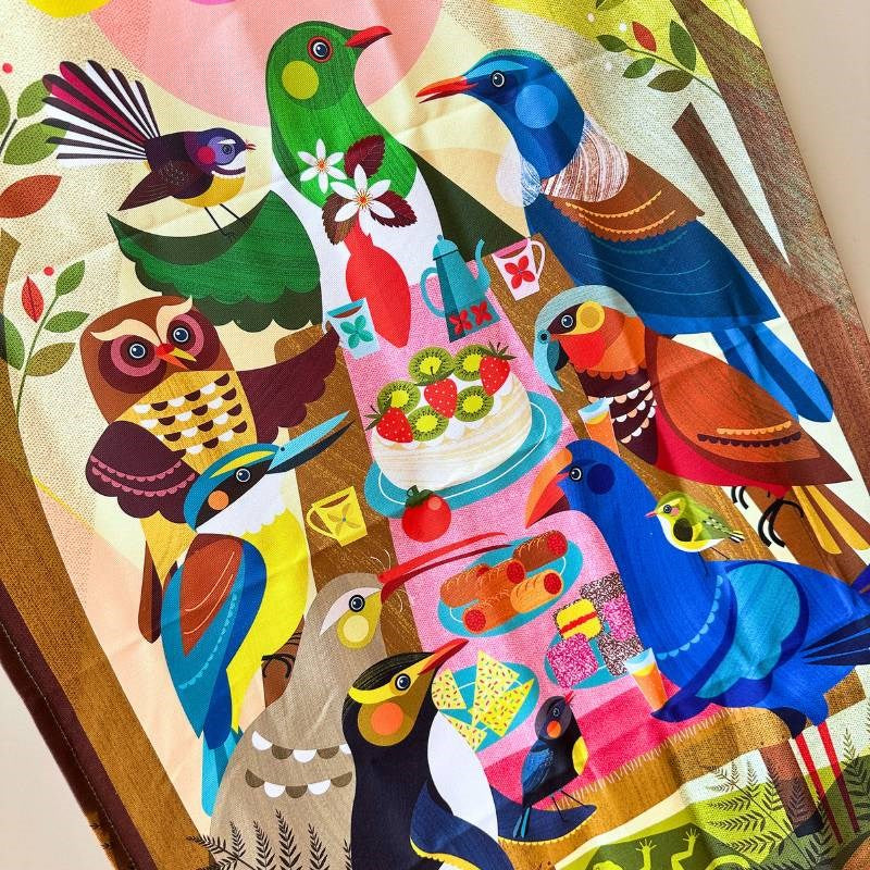 Party in the Forest Tea Towel