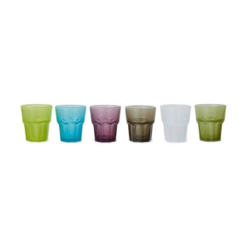 Mineral Water Glasses 260ml set of 6