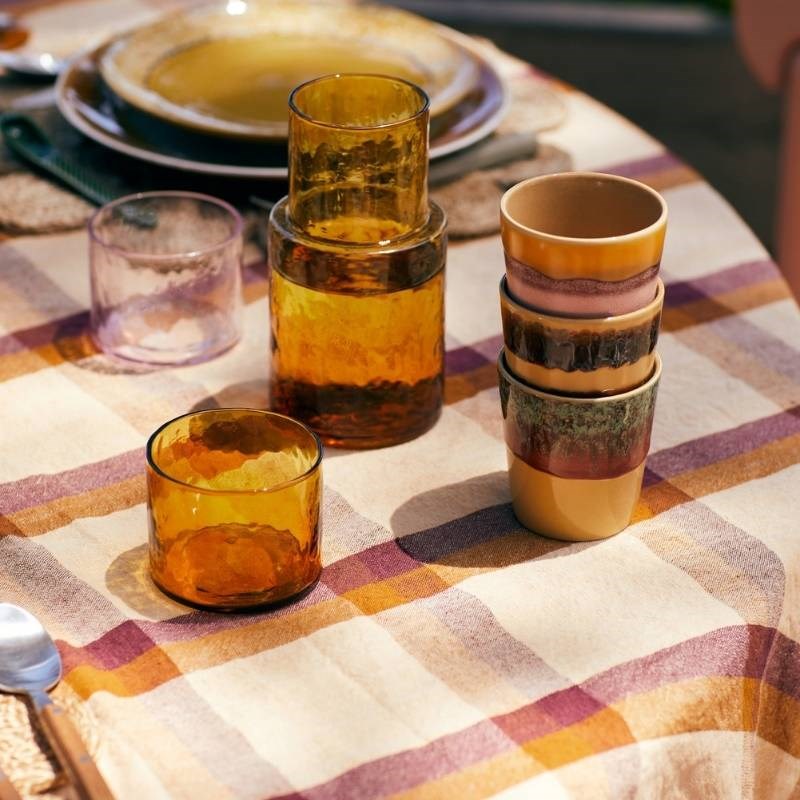 Tube Carafe 800ml in amber