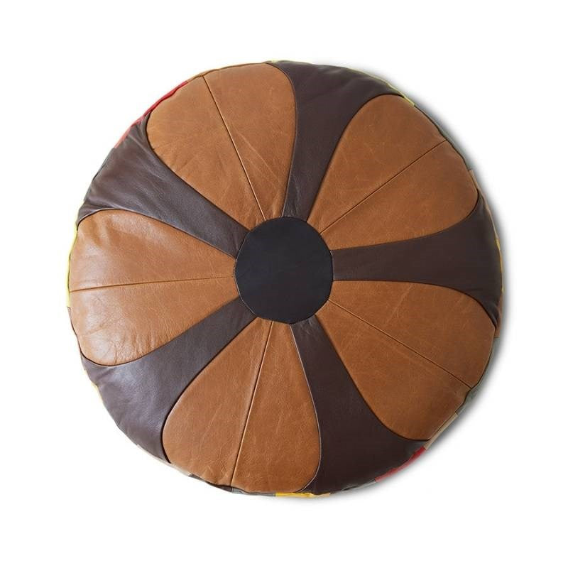 Retro patch cushion 55cm