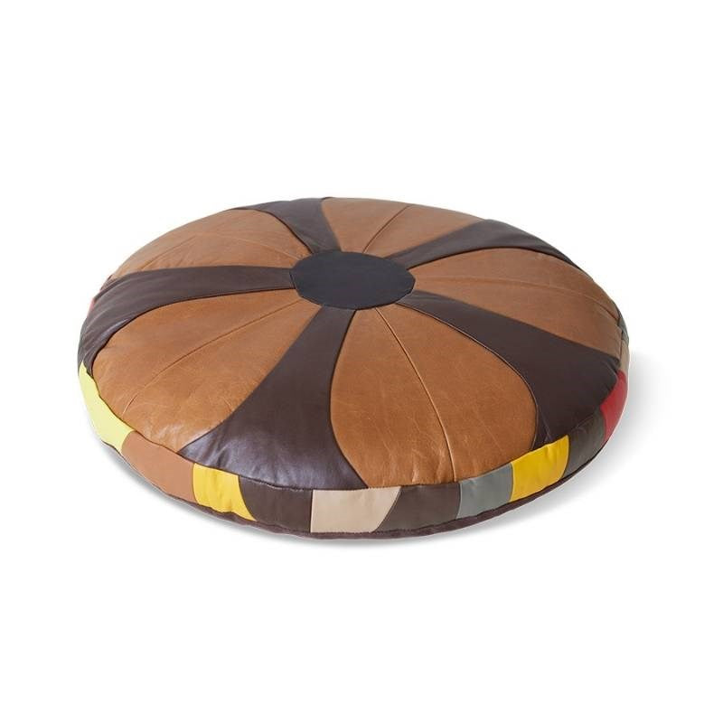 Retro patch cushion 55cm