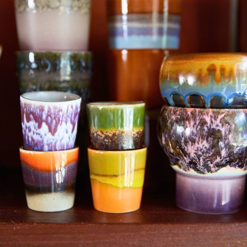 70's Ceramics Egg Cups, set of 4 in island