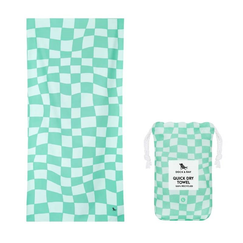 Designed Collection Beach Towel Size L in check mate