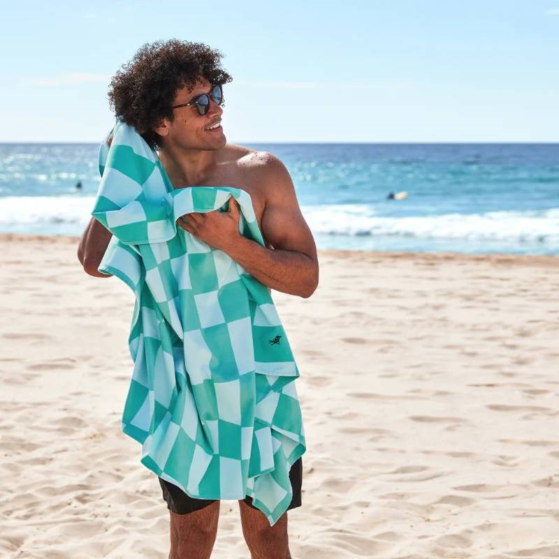 Designed Collection Beach Towel Size L in check mate