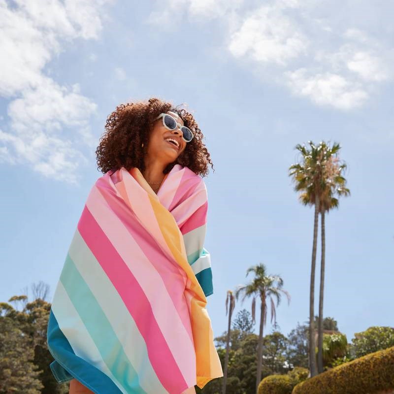 Summer Collection Beach Towel Size L in coastal candy