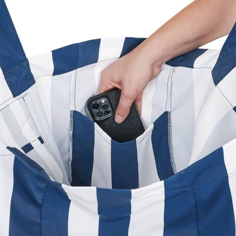 Beach Tote Bag size M in Whitsunday blue