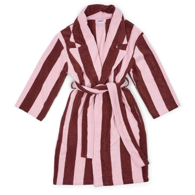 Robe in rocky road stripes S/M