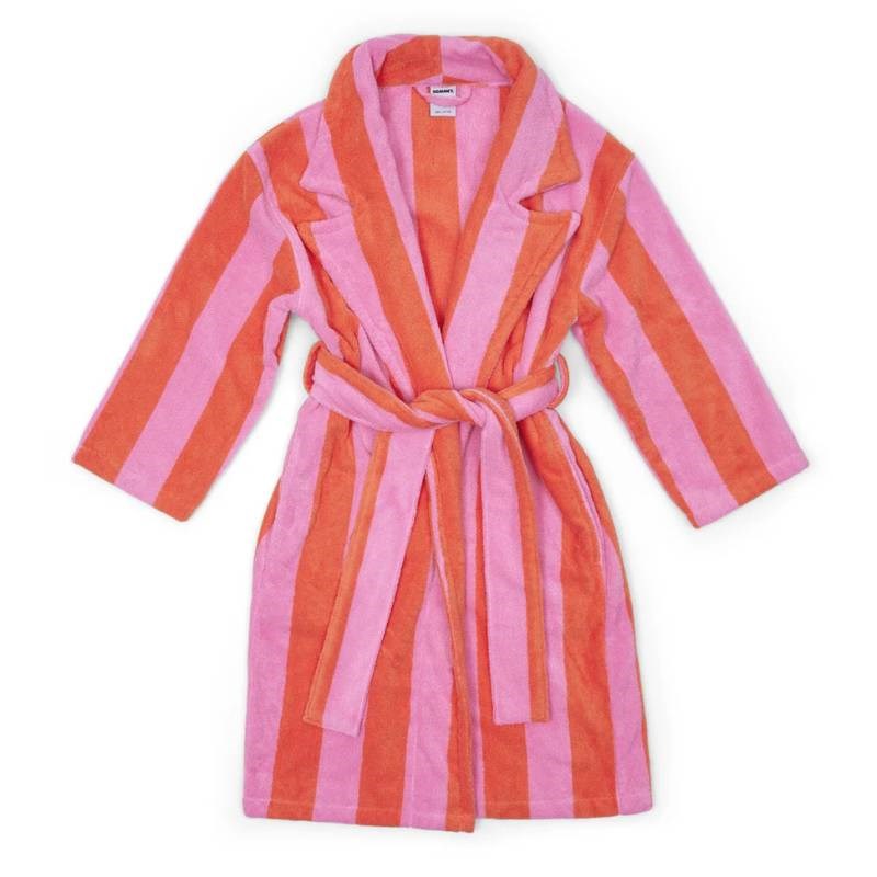 Robe in sherbet stripes S/M