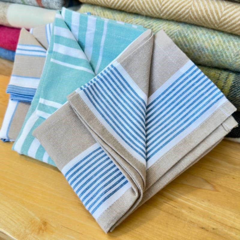 Geneva Blue Tea Towel