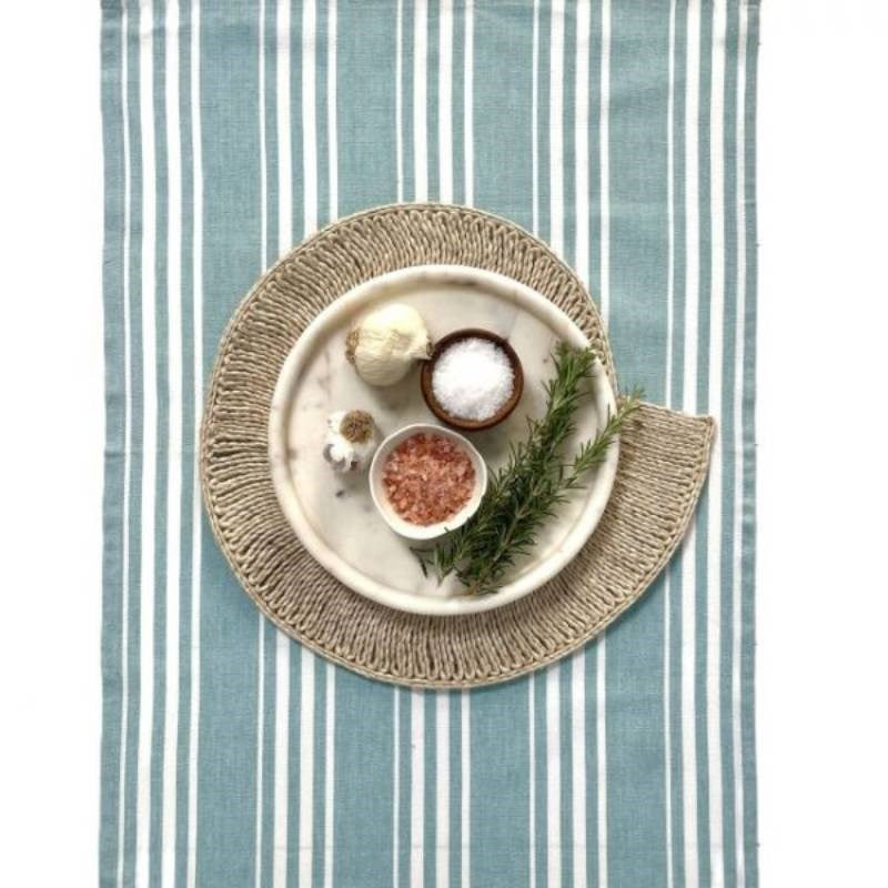 Soft Aqua Tea Towel