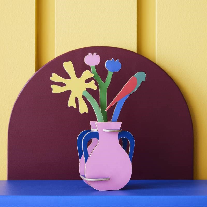 Objects Artist - Matisse Paper Bloom with Vase, small