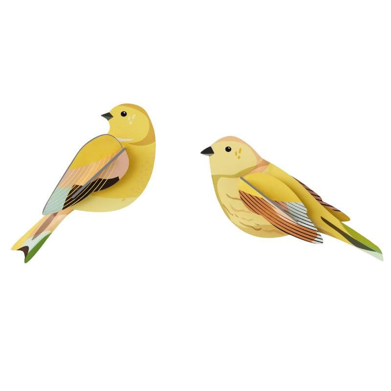 Wall Art Garden Birds - Citrinella Pair