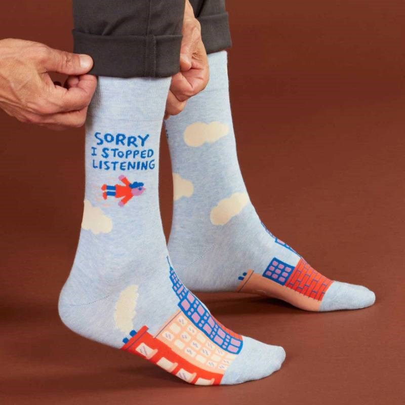 Mens Socks - I Stopped Listening