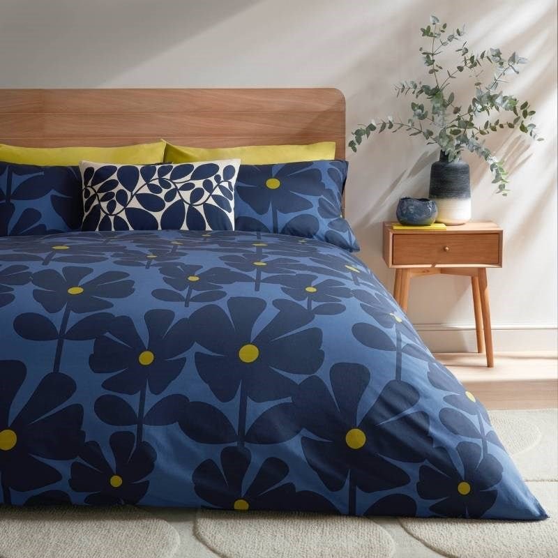 Wildflower Bedding Set in indigo