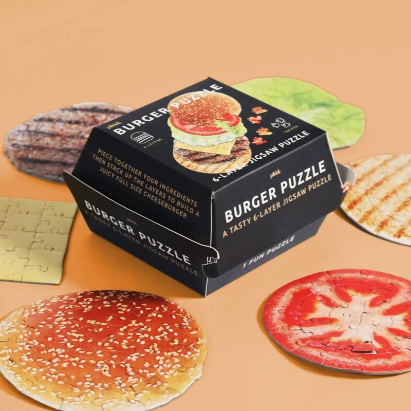 Jigsaw Puzzle 6 Layer Burger
