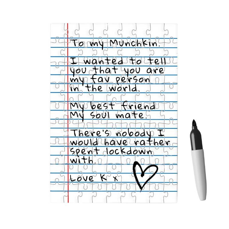 Jigsaw Puzzle Kit Letter