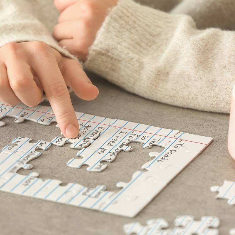 Jigsaw Puzzle Kit Letter