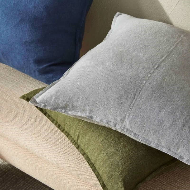 Como Linen Cushion Cover 50cm in horizon
