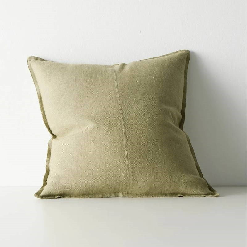 Como Linen Cushion Cover 50cm in willow