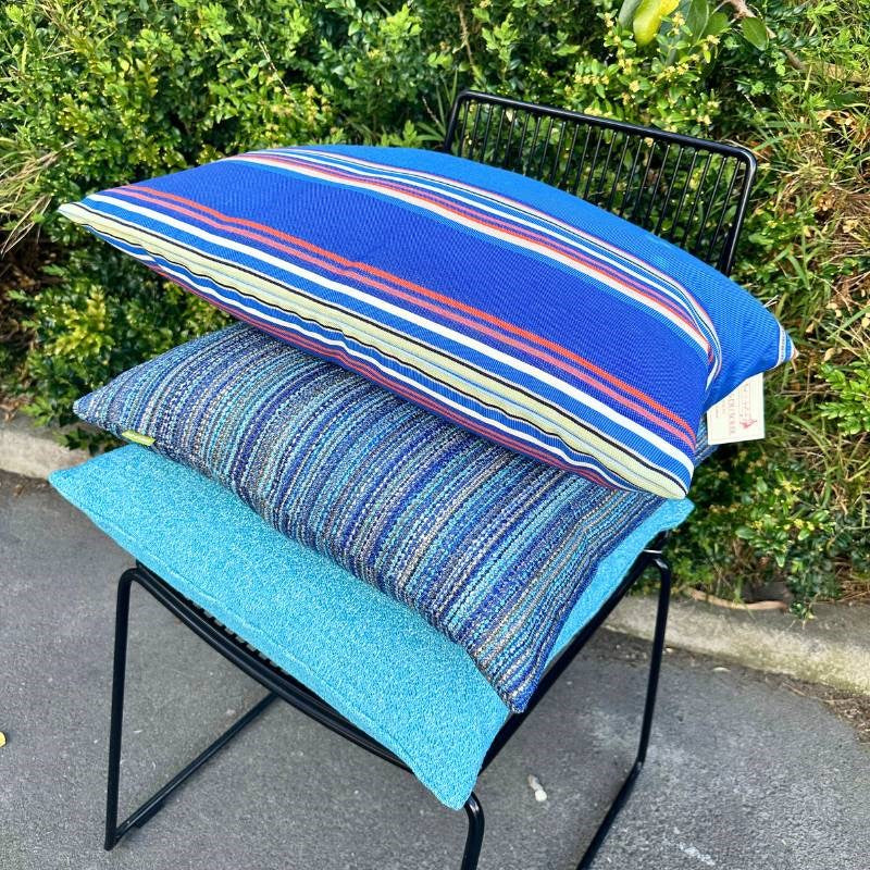 Alexandre Bleu Outdoor Cushion cover 60x40cm