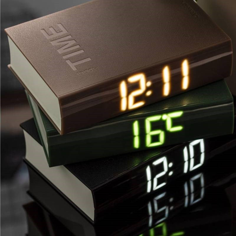Book LED Alarm Clock