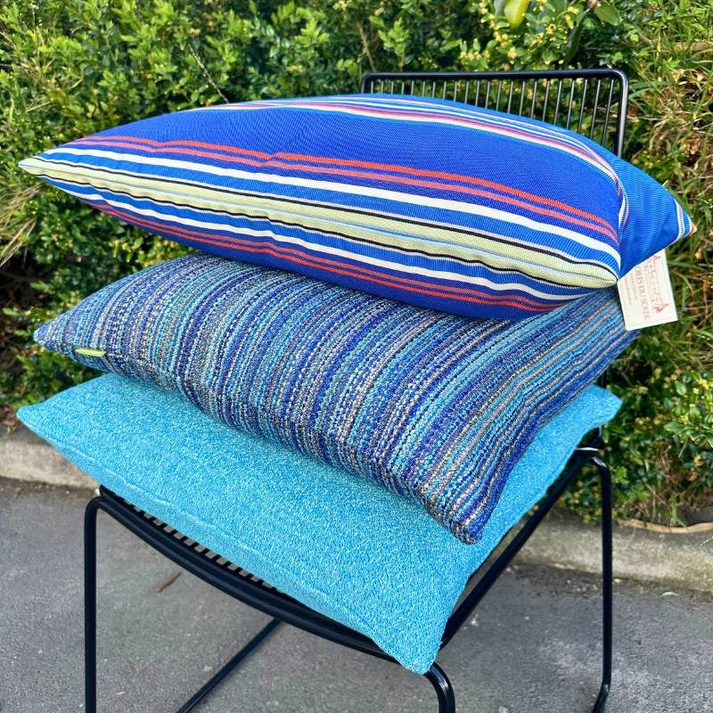 Nimbin Outdoor Cushion Cover 50cm in ocean