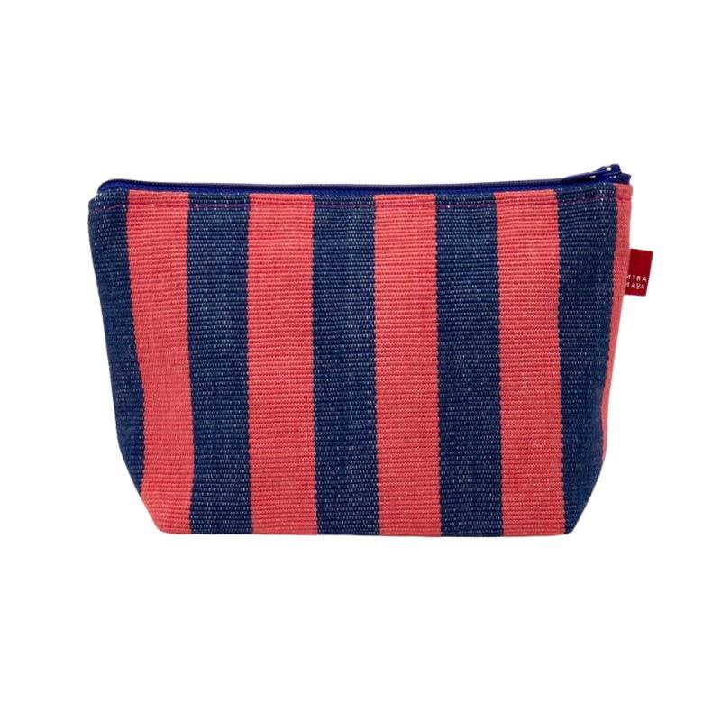 Enriqua Toilet Bag, small, in blue and pink