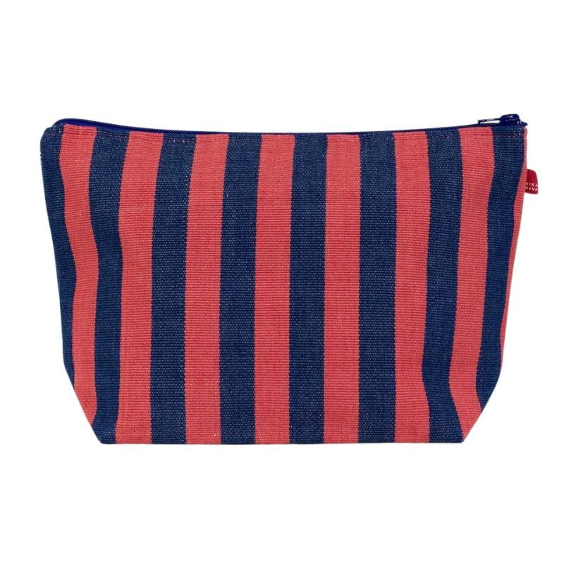 Enriqua Toilet Bag, medium , in blue and pink