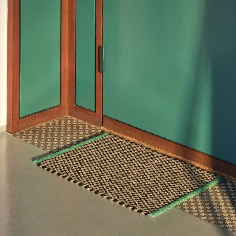 Woven Door Mat in sand