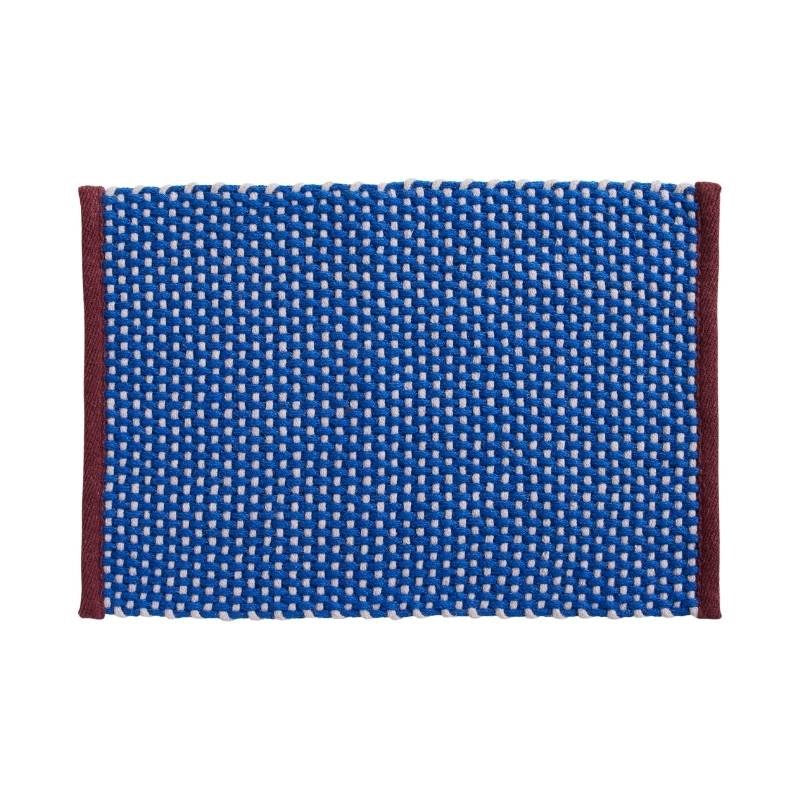 Woven Door Mat in royal blue