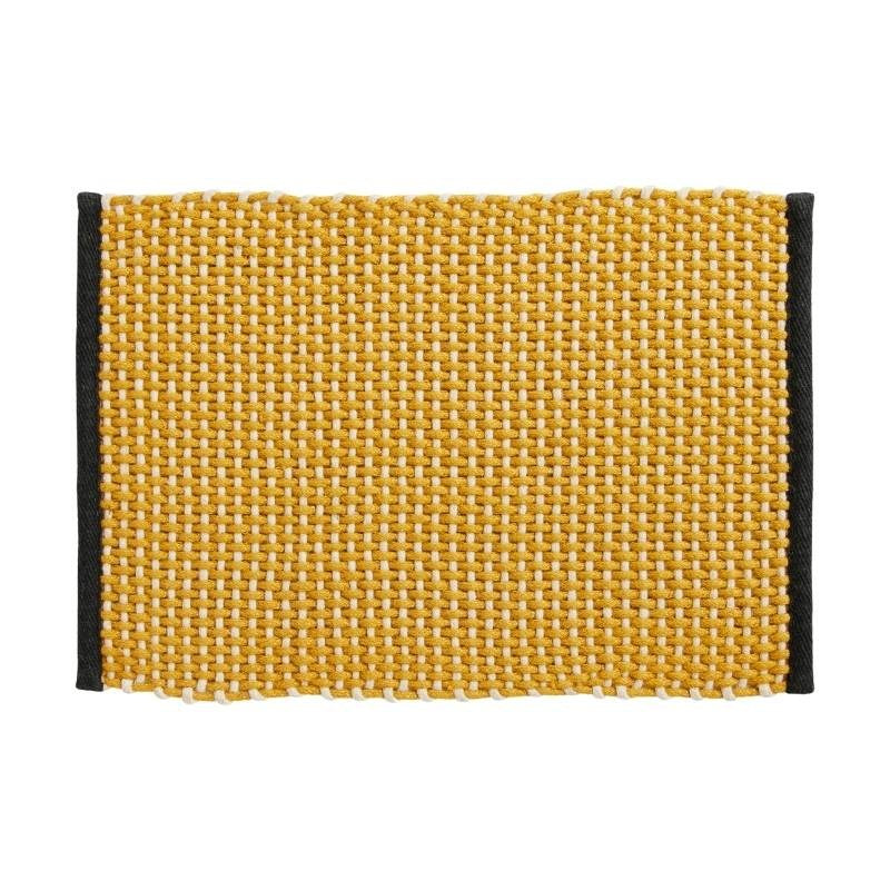 Woven Door Mat in ochre