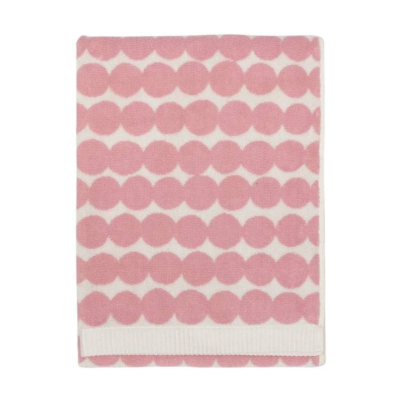 Rasymatto Bath Towel 70x150cm in pink, off white
