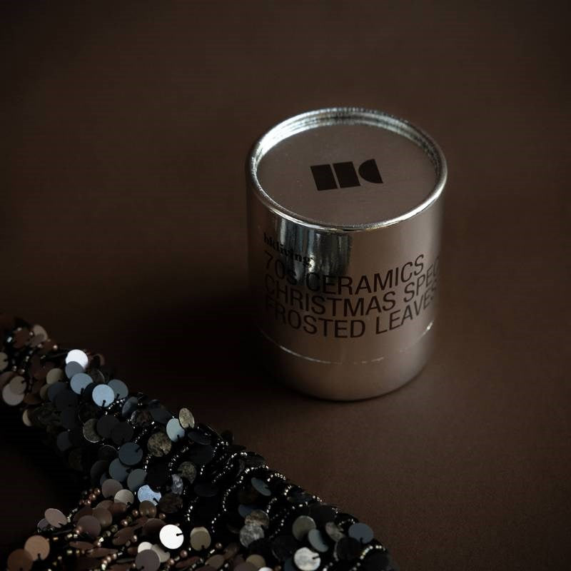 70's Ceramics Frosted Leaves Scented Candle and Coffee Mug