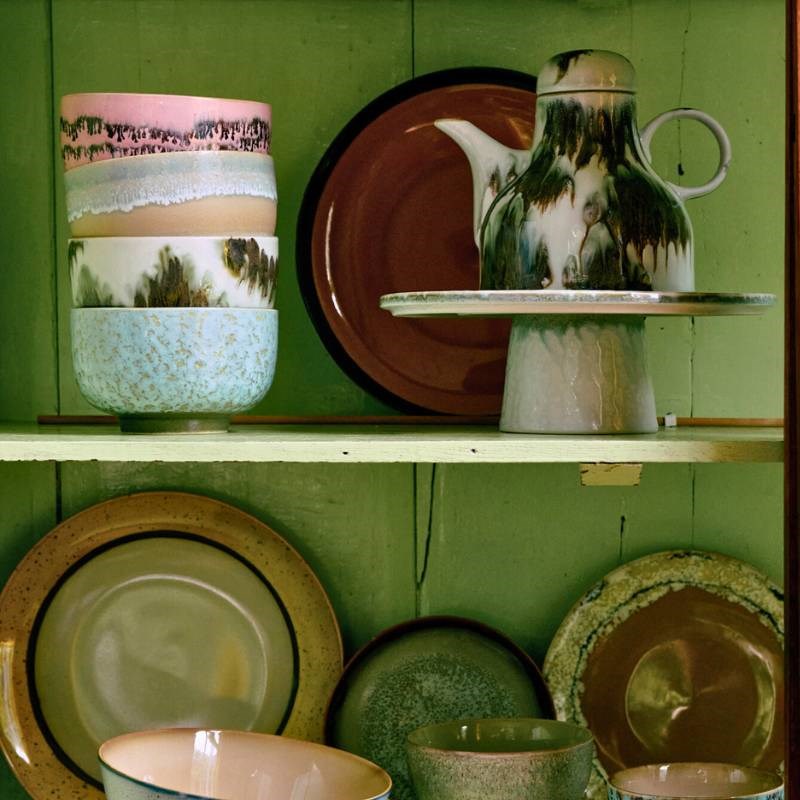 70's Ceramics Noodle Bowl set of 4 in dada