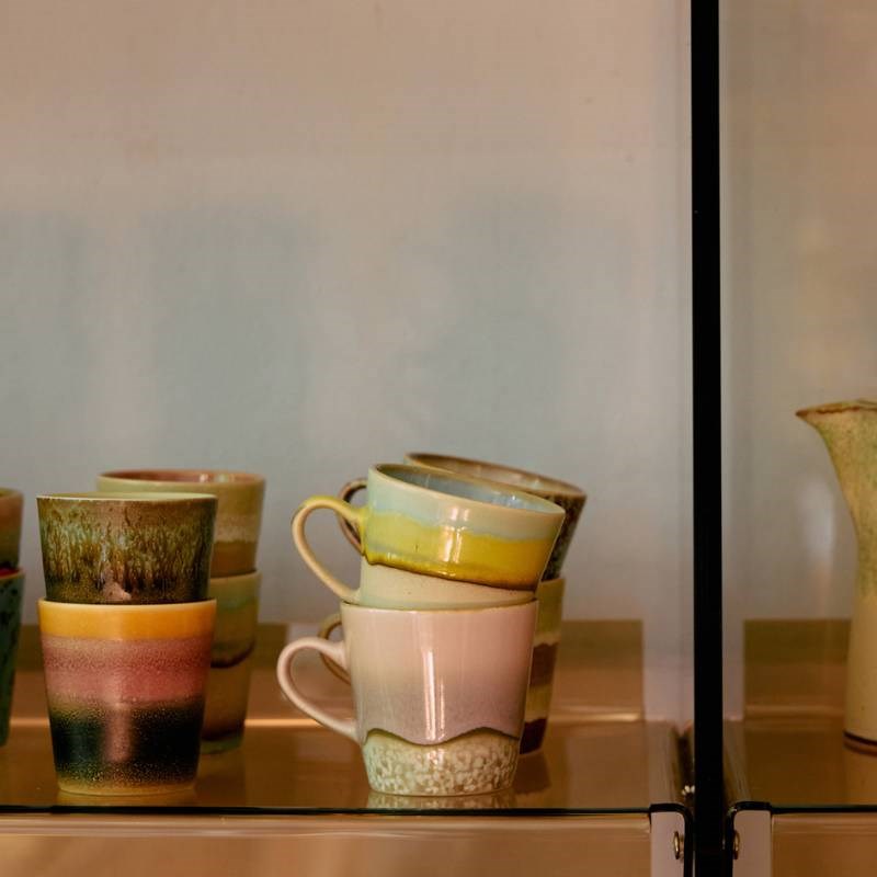 70's Ceramics Americano Mug 270ml set of 4 in rococo