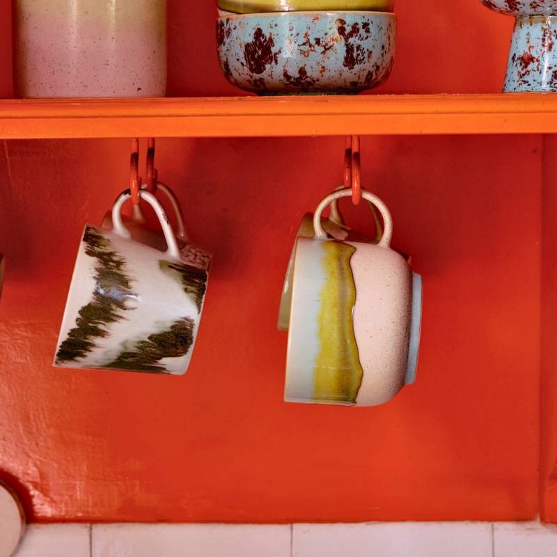 70's Ceramics Tea Cup 425ml in glint